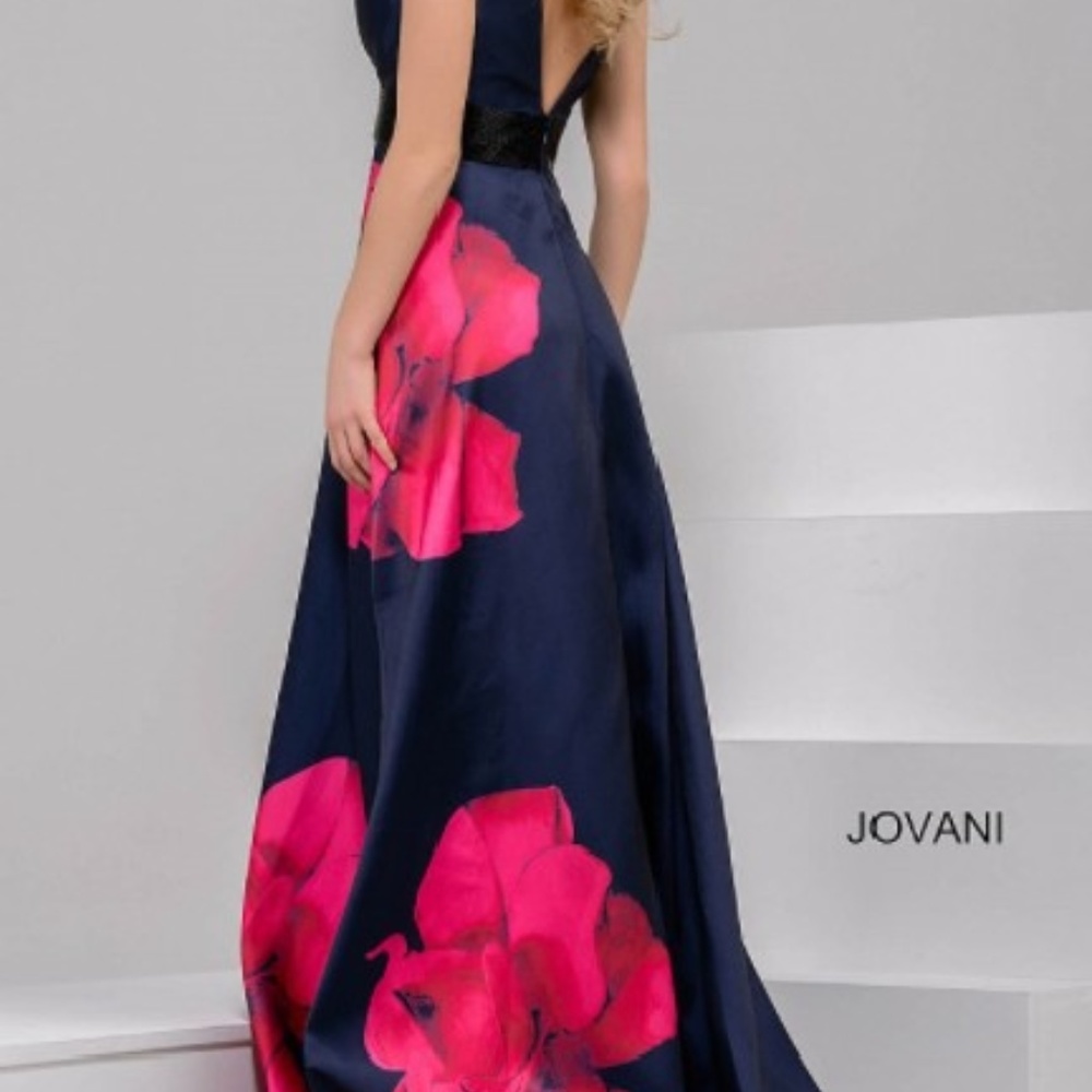 Jovani Floral Gown